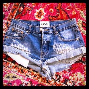 OneTeaspoon Hustler Bandit shorts 26